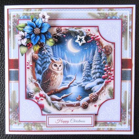 Christmas Owl Mini Page Kit by Davina Rundle
