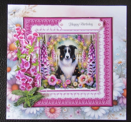 Foxglove Garden Dogs 15 by Davina Rundle