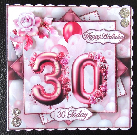 Pink Ages 16-40 Mini Kit 7X7 by Davina Rundle
