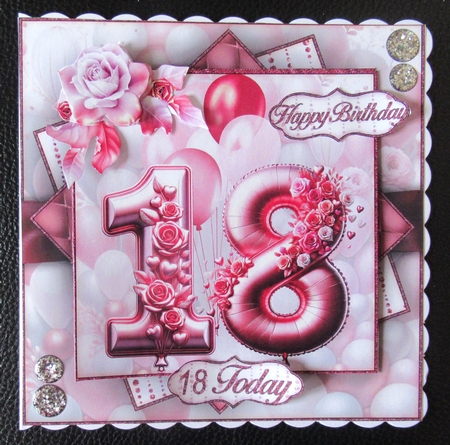 Pink Ages 16-40 Mini Kit 7X7 by Davina Rundle