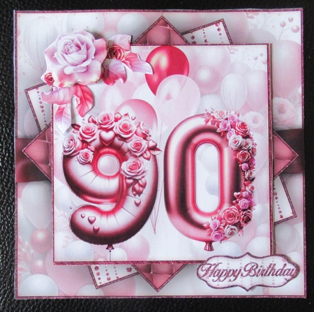 Pink Ages 50-90 Mini Kit 7X7 by Davina Rundle
