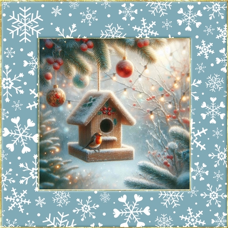 Winter Birdhouses by Davina Rundle