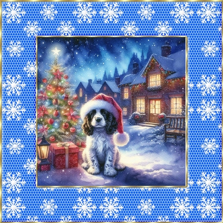 Christmas Tree Pups 13 by Davina Rundle