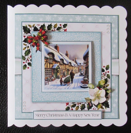 A Snowy Christmas Village by Davina Rundle