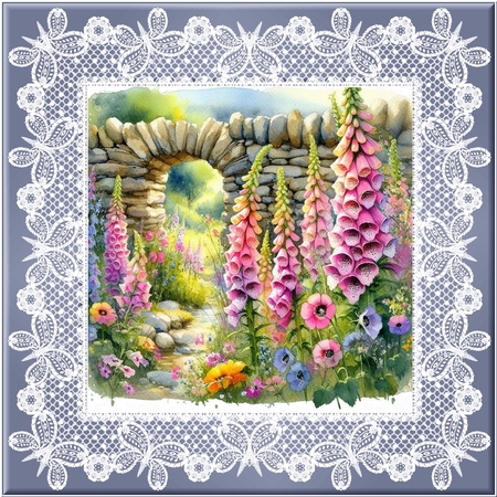 Foxglove Countryside by Davina Rundle