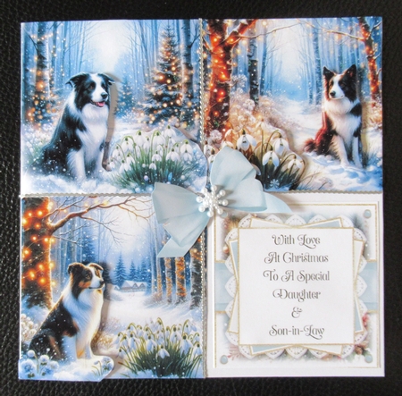 Winter Snowdrop Forest Dogs 13 by Davina Rundle
