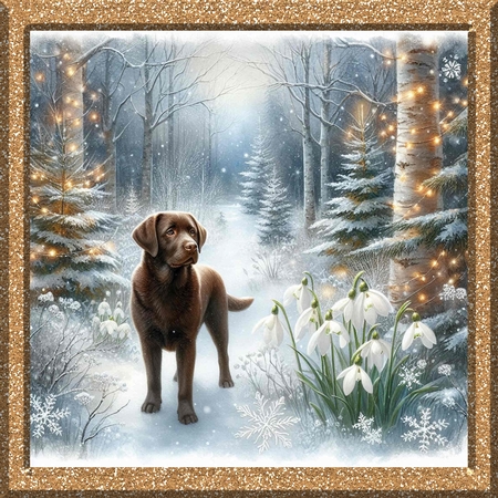     1/2inch Glitter Effect Frames Set 3 by Davina Rundle