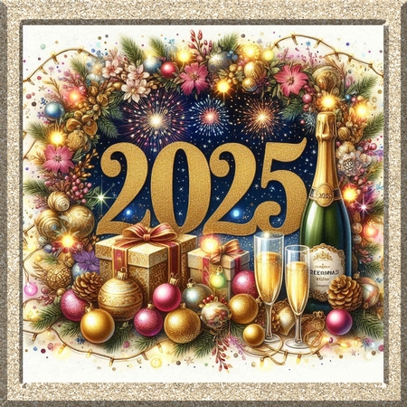     1/2inch Glitter Effect Frames Set 3 by Davina Rundle