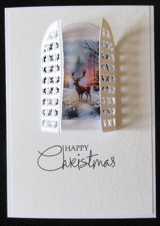 Winter Forest Stag by Davina Rundle