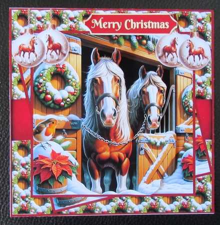 Festive Horses by Davina Rundle