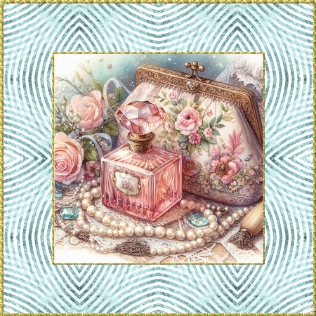 24 Candy Floss Frames 5 by Davina Rundle
