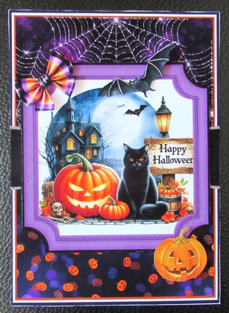HALLOWEEN BLACK CAT by Davina Rundle