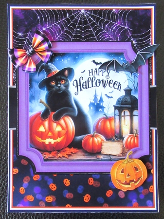 HALLOWEEN BLACK CAT by Davina Rundle