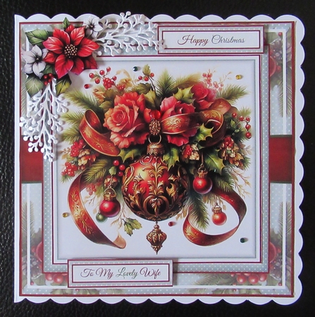 Christmas Baubles Mini Page Kit by Davina Rundle