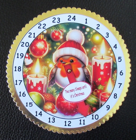 new advent cute robin by Davina Rundle
