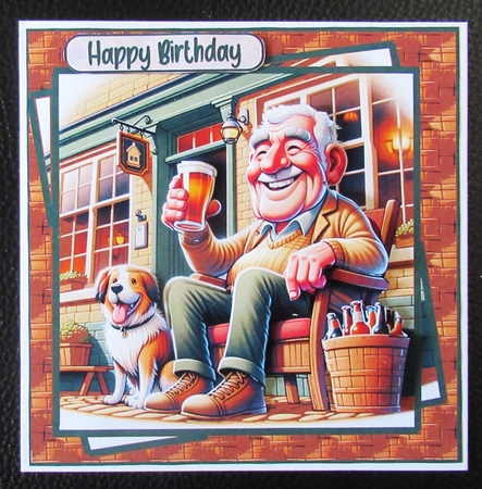 Another pint on the cobbles by Davina Rundle