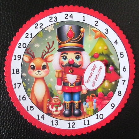 advent clock nutcracker 1 by Davina Rundle