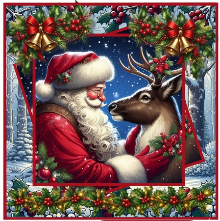 Festive best friends by Davina Rundle