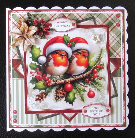 Christmas Robins Mini Page Kit by Davina Rundle