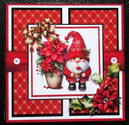 Poinsettia Gnomes by Davina Rundle