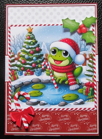 CHRISTMAS FROG by Davina Rundle