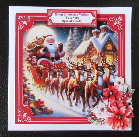 Santa Delivering Presents - Mini Kit by Davina Rundle