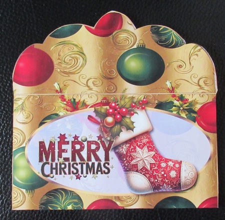 Christmas Money Envelope 2 - Christmas Stocking by Davina Rundle