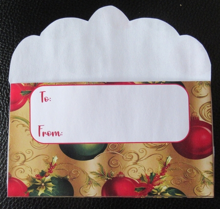 Christmas Money Envelope 2 - Christmas Stocking by Davina Rundle