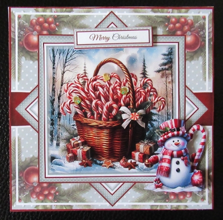 Candy Cane Mini Page Kit by Davina Rundle