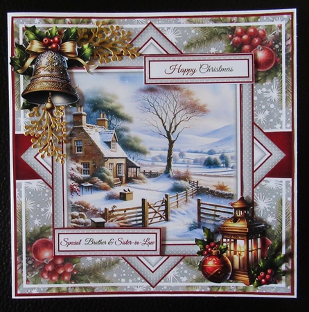 Winter Hillside Cottage Mini Page Kit by Davina Rundle