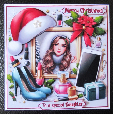 Christmas beauty and cosmetics 7x7 by Davina Rundle