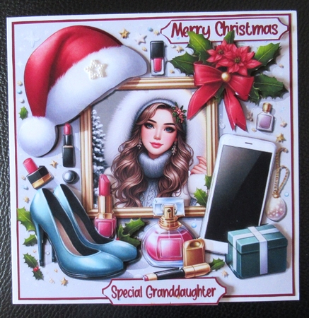 Christmas beauty and cosmetics 7x7 by Davina Rundle