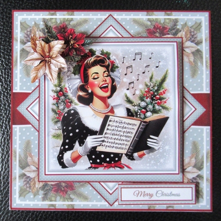 Retro Christmas Housewife Mini Page Kit by Davina Rundle