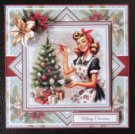 Retro Christmas Housewife Mini Page Kit by Davina Rundle