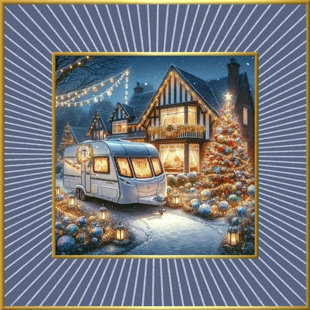 Caravan of Christmas Cheer.1 by Davina Rundle