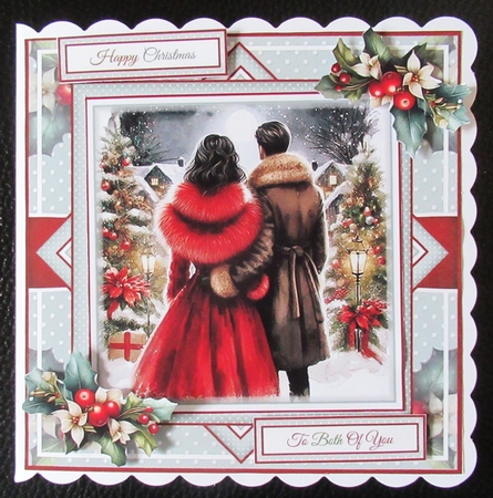 Christmas Couple 2 Mini Page Kit by Davina Rundle