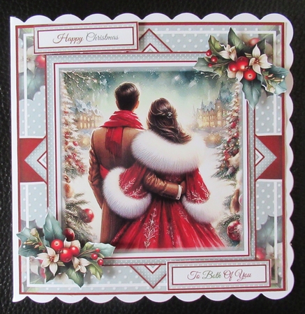 Christmas Couple 2 Mini Page Kit by Davina Rundle