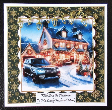 Range Rover Home For Christmas by Davina Rundle