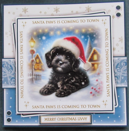 Santa Paws Cockapoo Mini Kit by Davina Rundle