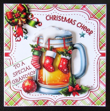 7x7 Christmas cheer beer choice of four mini kit by Davina Rundle