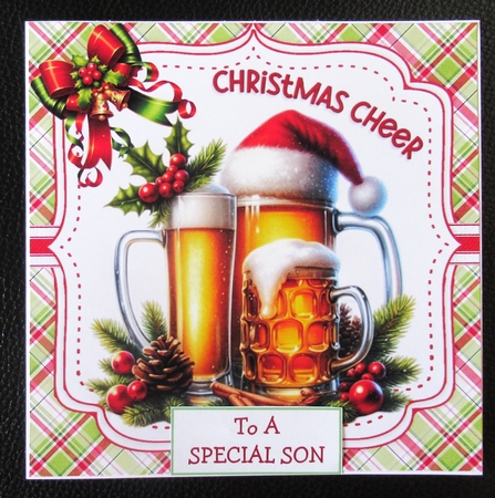 7x7 Christmas cheer beer choice of four mini kit by Davina Rundle