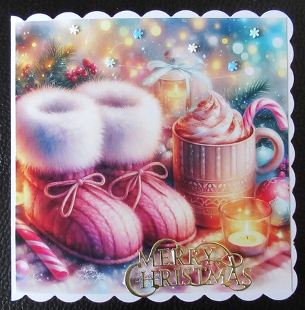 Comfy Cozy Christmas Slippers by Davina Rundle