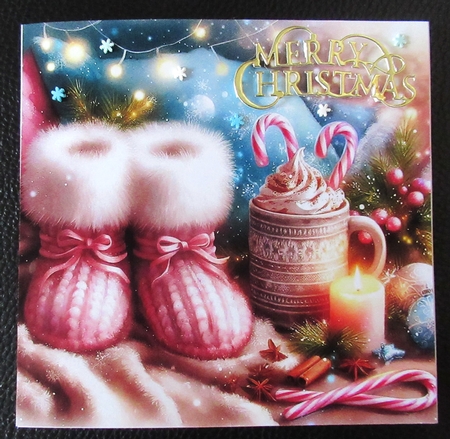 Comfy Cozy Christmas Slippers by Davina Rundle
