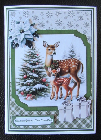 CHRISTMAS DEER by Davina Rundle
