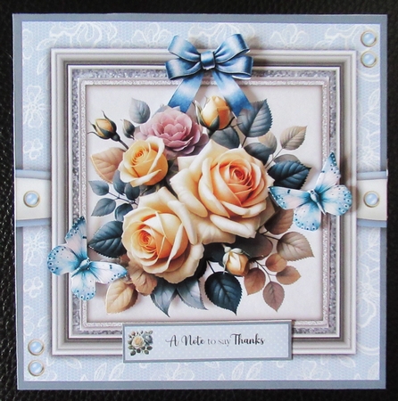 Vintage Pastel Roses by Davina Rundle