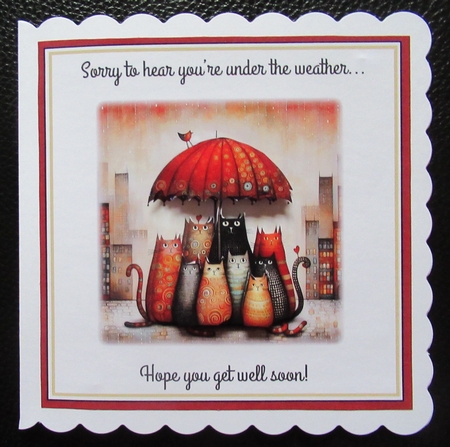 Under The Weather (Cats) by Davina Rundle