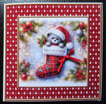 Teddy Stocking by Davina Rundle