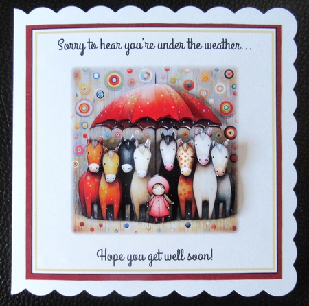 Under The Weather (Horses) by Davina Rundle