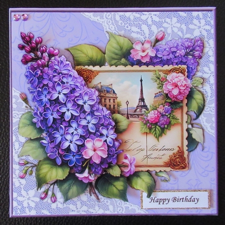 Greetings From Paris 7x7 by Davina Rundle
