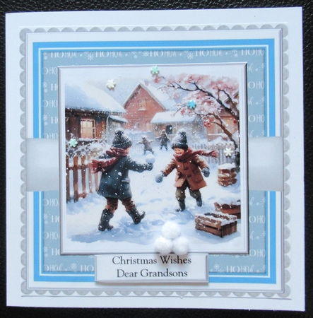 Snowball Fight by Davina Rundle